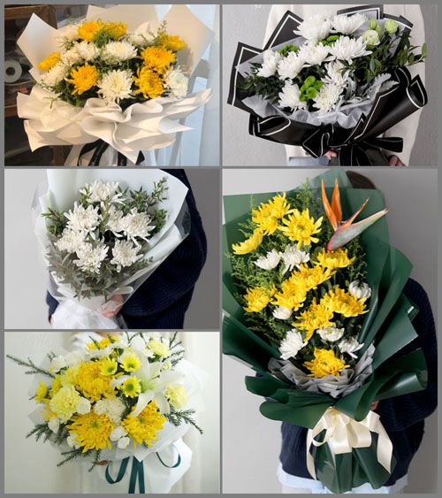 广东肇庆市广宁县江屯镇明星村白事花束代送